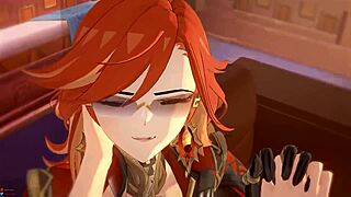 Anime cartoon video featuring 3d characters