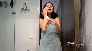 while my husband cooks, his lil sis helps me in shower... oops, meant sister, ya know