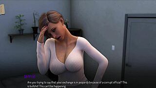 Bound in an intense game.