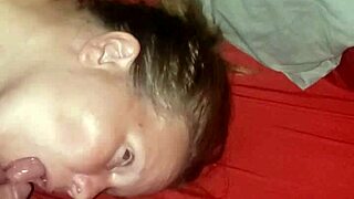 the redhead milf rides my cock until she gets a creampie