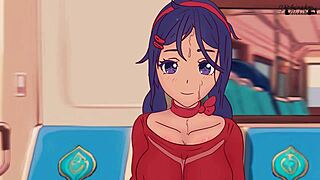 Babe Mita Gets Her Ass Fucked In The Subway In This Hentai Cartoon Parody