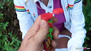 Wow! German Teen 18+ Gives Bj On Playground!