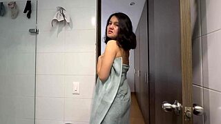 while my husband cooks, his lil sis helps me in shower... oops, meant sister, ya know