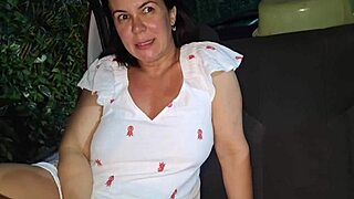 Uber Driver Pounds Me Hard in the Street, Hot Finish!