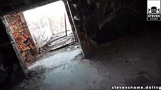 megan venturi's pussy wrecked and cum-covered in public