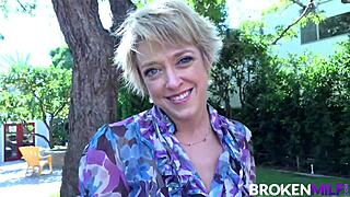 dee williams inspires stepson to tidy yard with hot moves