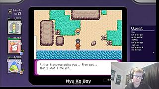 accidents lead to sex at indoor pool in pokemon parody hentai game