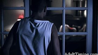 Step son barges in on lesbian mother in law