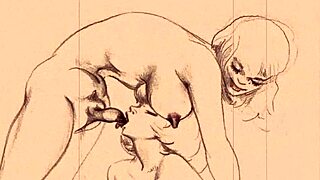 Exploring a classic vintage erotic illustration