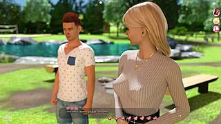 Helping hotties in game with kissing and more 😘