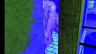 Did the neighbor catch us on cam while we showered in anime hentai?