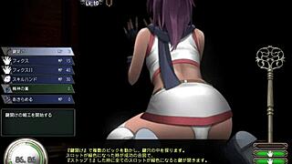 Dive into japanese anime hentai rpg game adventure with leggings