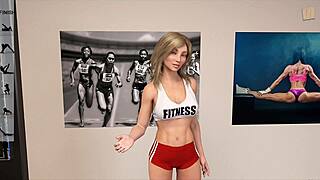 Big city pleasures 41 Katia looks hot stretching.