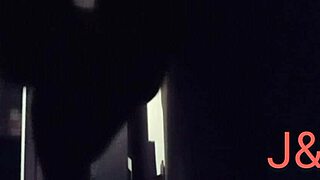 housewife gets gaping ass in dark!