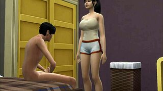 Madrastra and hijastro get wild alone with intense creampie action