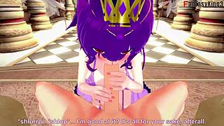 scáthach-skadi fucks on throne pov 😈