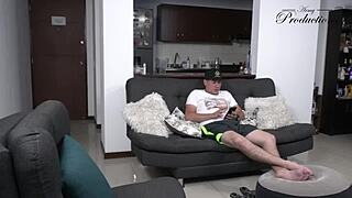 Manicurist Drills His Client Hard In Wild Colombian Cowgirl Ride.