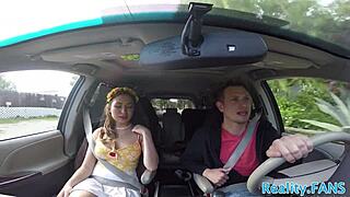 Pussyfucked Teen Swallows Warm Cum in Reality Masturbation Scene