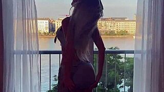 Hungarian Blonde Caught Cheating With Boyfriend's Best Friend In Slapping Action