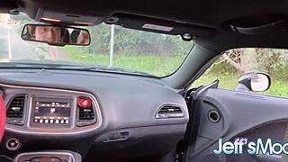 Stranded Fat Slut Crystal Blue Feels Relief With Chubby Chaser