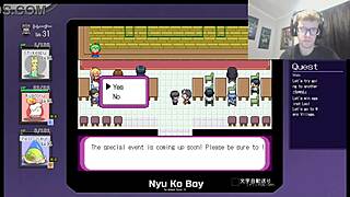 accidents lead to sex at indoor pool in pokemon parody hentai game