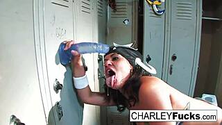 watch charley chase in lucha libre foot fetish action.