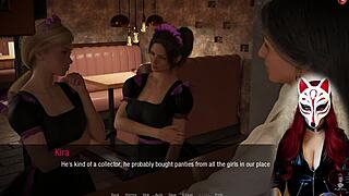 kate in sexy maid costume