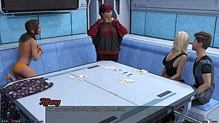 Stranded In Space 35: Emotional Strip Poker Game With Curvy Characters