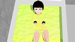 koko a strips everything in the bath for you to see