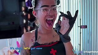 ebony girls give blowjob orgy after shaving!