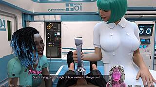 stranded in space, mature hentai babe craves touching my monster cock