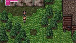 watching a porn movie with a busty woman in zombies retreat part five