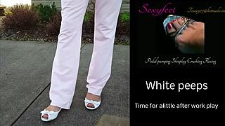 Intimate webcam fetish with amateur participants