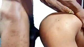 Dig into my tight ass doggy style, the little African teen slut moans.