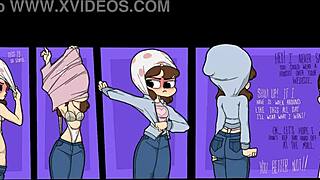 Cartoon girl wedgie compilation 1 with intriguing contrasts