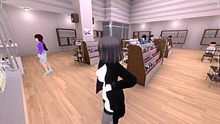 Sereka secretly exposes herself in naked coat outdoors