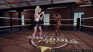 Who wins when Dela and Bree fight naked with fingering?