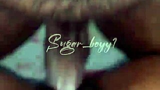 Ebony girl with cute features takes big black cock deep