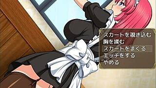 Playing Perverted Game With Cool Maid Lover.
