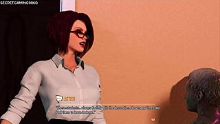 i love lara croft getting bbc at the glory hole, deepthroating huge black cock in this 3d hentai