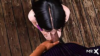 Detailed Scene In Fashionbusiness Where She Swallows Cock Well E2 43