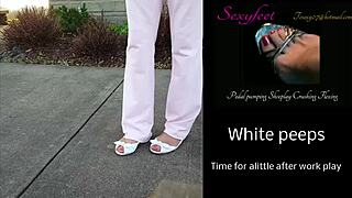 Intimate webcam fetish with amateur participants