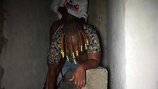 My horny stepmom drives me crazy with outdoor black action every time.