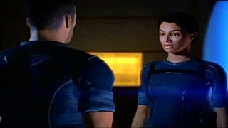Mass effect ashley william shepard romance compilation hentai anime!