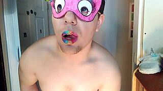 Unicorn gay pride celebration