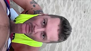 Public Gay Beach Blowjob Encounter
