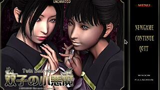 I saw her give nice blowjobs to twin succubus in ep 14