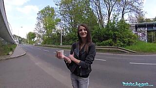 public agent babe rides me hard outdoors, so wild! 🤠