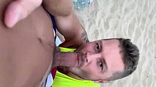 Public Gay Beach Blowjob Encounter