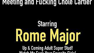 super cock rome major jizzes all over tatted chloe cartier 😜